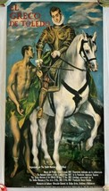 1982 El Greco De Toledo Poster Vintage Museum Of Fine Arts 14.25x26.75 Inches - £118.67 GBP