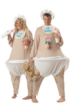 Brand New Adult Men Funny Cry Baby Halloween Couple Costume - £41.35 GBP