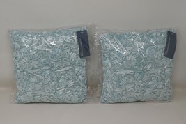 Hillard &amp; Hanson Home 10&quot;x10&quot; Square Pillows ~ Turquoise Stardust - £23.51 GBP