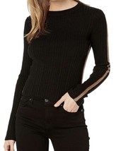NWT bishop + young Brie Ribbed Sweater Black Size L - £9.36 GBP