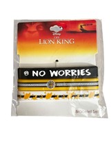 Disney THE LION KING Set of 3 Silicone Bracelets Simba Timon Pumbaa Yell... - $19.87