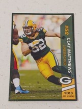 Clay Matthews Green Bay Packers 2018 Police Card #11 - £0.78 GBP