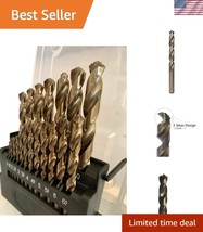 Premium M42 Cobalt Drill Bits Set 1mm-10mm for Stainless Steel &amp; Hard Me... - $55.50