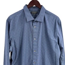 Banana Republic Blue Long Sleeve Button Front No Iron Shirt Size XL - $14.88