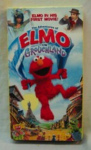 SESAME STREET The Adventures Of Elmo In Grouchland VHS VIDEO 1999 - $9.90