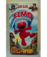 SESAME STREET The Adventures Of Elmo In Grouchland VHS VIDEO 1999 - £7.78 GBP