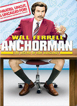 Anchorman: The Legend of Ron Burgundy (DVD, 2004) Will Ferrell NEW - £4.68 GBP