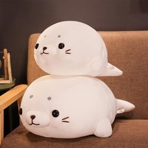 Cute Stuffed Sea Lion Plush Toy Soft Pillow Cartoon Animal Seal Toy Doll For Kid - £18.05 GBP