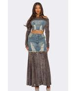 Velvet-Denim Fusion Set - €81,79 EUR