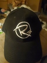 Rascal Flatts Rhythm and Roots RF Logo Black Adjustable Hat Cap New - £19.94 GBP