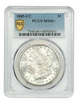 1885-CC $1 PCGS MS66 - £3,098.40 GBP