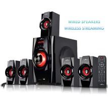 beFree 5.1 Ch Surround Sound Speaker System BFS-410 w Bluetooth USB FM SD Remote - £86.56 GBP