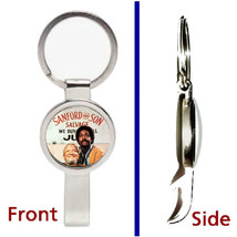Sanford And Son Pendant or Keychain silver tone secret bottle opener - $12.47