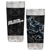 Marvel Comics Black Panther 20 oz Stainless Steel Vacuum Tumbler NEW UNUSED - £12.99 GBP