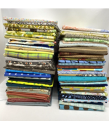 Lot of 69 Assorted Fat Quarters Fabric NEW - $3,201.20 MXN