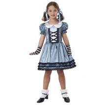 Girls Dorothy Wizard of Oz Wicked Dress Gloves, Hair Ties Halloween Costume- 7/8 - £15.82 GBP