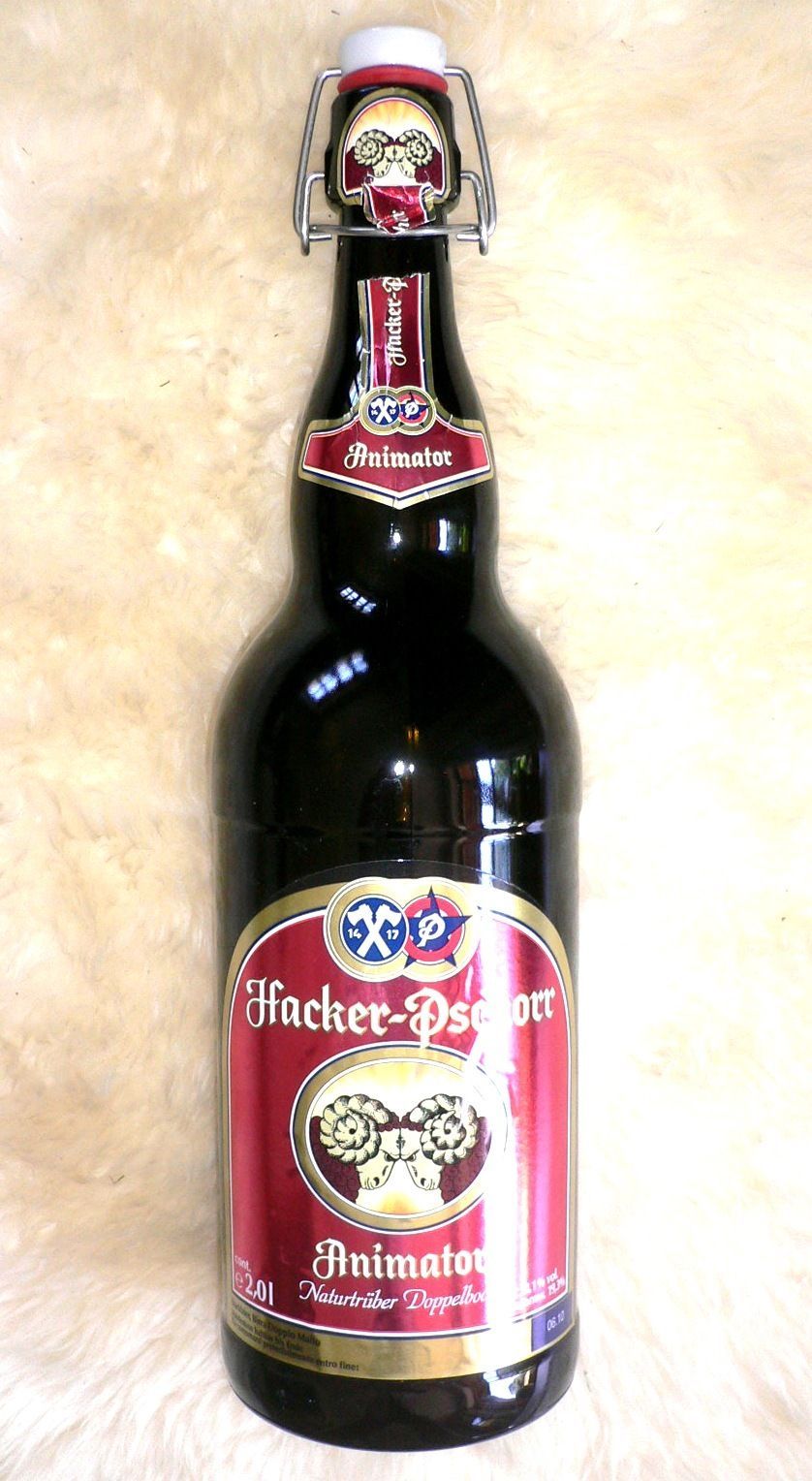 Hacker Animator 2 Liter GIANT lidded German Beer Bottle - $19.50