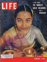 ORIGINAL Vintage Life Magazine January 24 1955 Vigil at Indian Festival of Light - £15.54 GBP