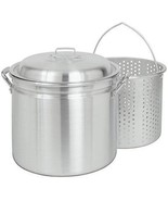 Bayou Classic 4034 34-qt Aluminum Stockpot w/ Basket Features Domed Vent... - $1,623.30 MXN