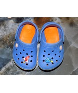 CROCS Front Court Clogs Toddler Size 6 - 7 Sea Blue / Orange - €15,68 EUR