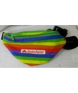Rainbow Pride Fanny Pack Waist Bag Canvas Travel Shopping State Farm Ins... - $27.06 CAD