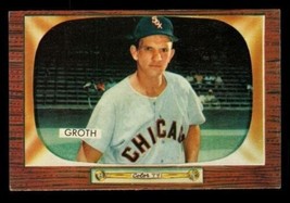 Vintage 1955 Baseball Card Bowman #117 Johnny Groth Outfield Chicago White Sox - £6.62 GBP