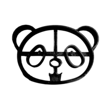6x Panda Bear Face Fondant Cutter Cupcake Topper 1.75 IN USA FD288 - £6.38 GBP
