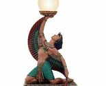 Ancient Egypt Winged Egyptian Goddess Isis Figural Table Lamp 18" Tall - $129.99