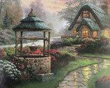 Make a Wish Cottage 2003 Thomas Kinkade Fridge Magnet 3&#39;&#39;x3.75&#39;&#39; NEW - £3.06 GBP