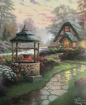 Make a Wish Cottage 2003 Thomas Kinkade Fridge Magnet 3&#39;&#39;x3.75&#39;&#39; NEW - £3.02 GBP