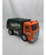 Hasbro 2010 Tonka Recycling Green Dump Truck Toy Lights And Sound Work 12&quot; - $19.80