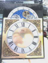 Vintage WELBY Moon phase Clock Face 14x10 1/2&quot; Grandfather Grandmother - $27.69