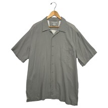 Margaritaville Shirt Mens XL Gray Silk Button Up Hawaiian Camp 5 O&#39;Clock... - $483.93 MXN