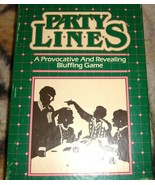 PARTY LINES Vintage BOARD GAME PARKER PROYHERS 1985 - £27.42 GBP