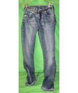 True Religion Mid Rise Skinny Jennie Curvy Blue Jeans Size Women&#39;s 24 - £27.14 GBP