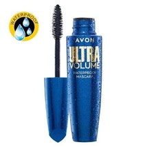 AVON Waterproof Ultra Volume Mascara Blackest Black 10ml - £6.73 GBP