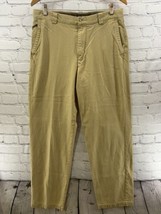 Tommy Bahama Slacks Mens Sz 34 Silk Blend Pants Beige Casual  - $29.69