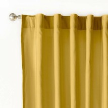 Viasoft Mustard Color Decorative Curtains Drapes 2 Pcs 50% Shades Of Light - £33.82 GBP