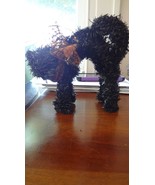 Halloween Tinsel Fur Black Cat with Arched Back - £12.43 GBP