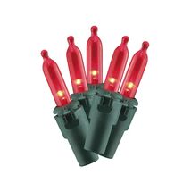 Indoor/Outdoor 300-Count LED Mini Christmas String Lights, Red, 62.3&#39; - €28,13 EUR