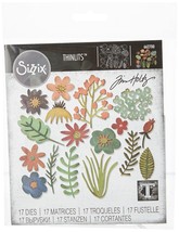 Sizzix Thinlits Die Set 17PK - Funky Floral #1 - £15.63 GBP