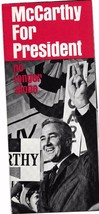 1968 McCarthy For President Brochure - £7.01 GBP