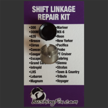 Plymouth Cirrus Transmission Shift Cable Repair Kit w/bushing Easy Install - £19.51 GBP