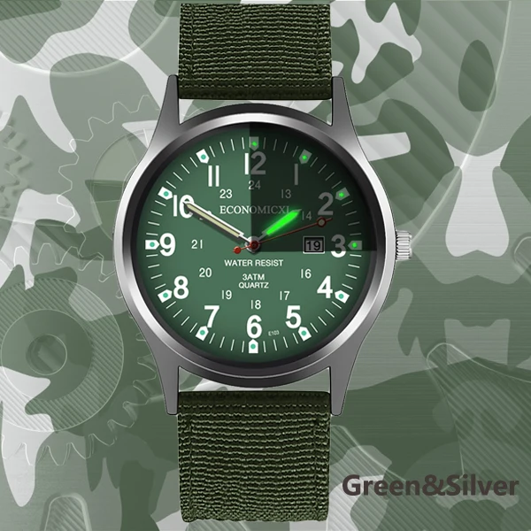 Fashion Mens Watches Luminous Hands Clock Luxury Military Sports Date Qu... - $15.60