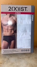 NEW Mens SMALL 2(x)ist WHITE Contour Pouch Briefs 100% Pima Cotton 3 Pac... - $497.38 MXN