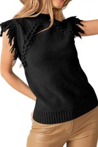 &amp;merci Fringe Sweater Vest Size L - $30.69
