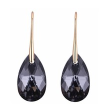 SHDEDE Womens Accessories Crystal from Swarovski Long Water Drop Earring... - £14.36 GBP