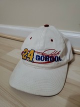 #24 Jeff Gordon White NASCAR Chase Authentics Snapback Hat, Vintage 1990s - $23.95 CAD