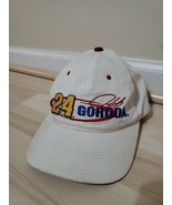 #24 Jeff Gordon White NASCAR Chase Authentics Snapback Hat, Vintage 1990s - $23.94 CAD
