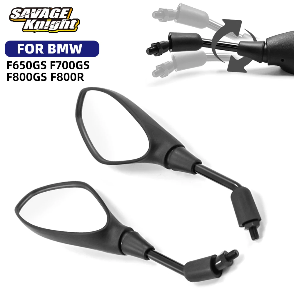 A Pair High Definition Rear Mirrors For BMW F800R F800GS F700GS F650GS F 650 700 - £28.53 GBP